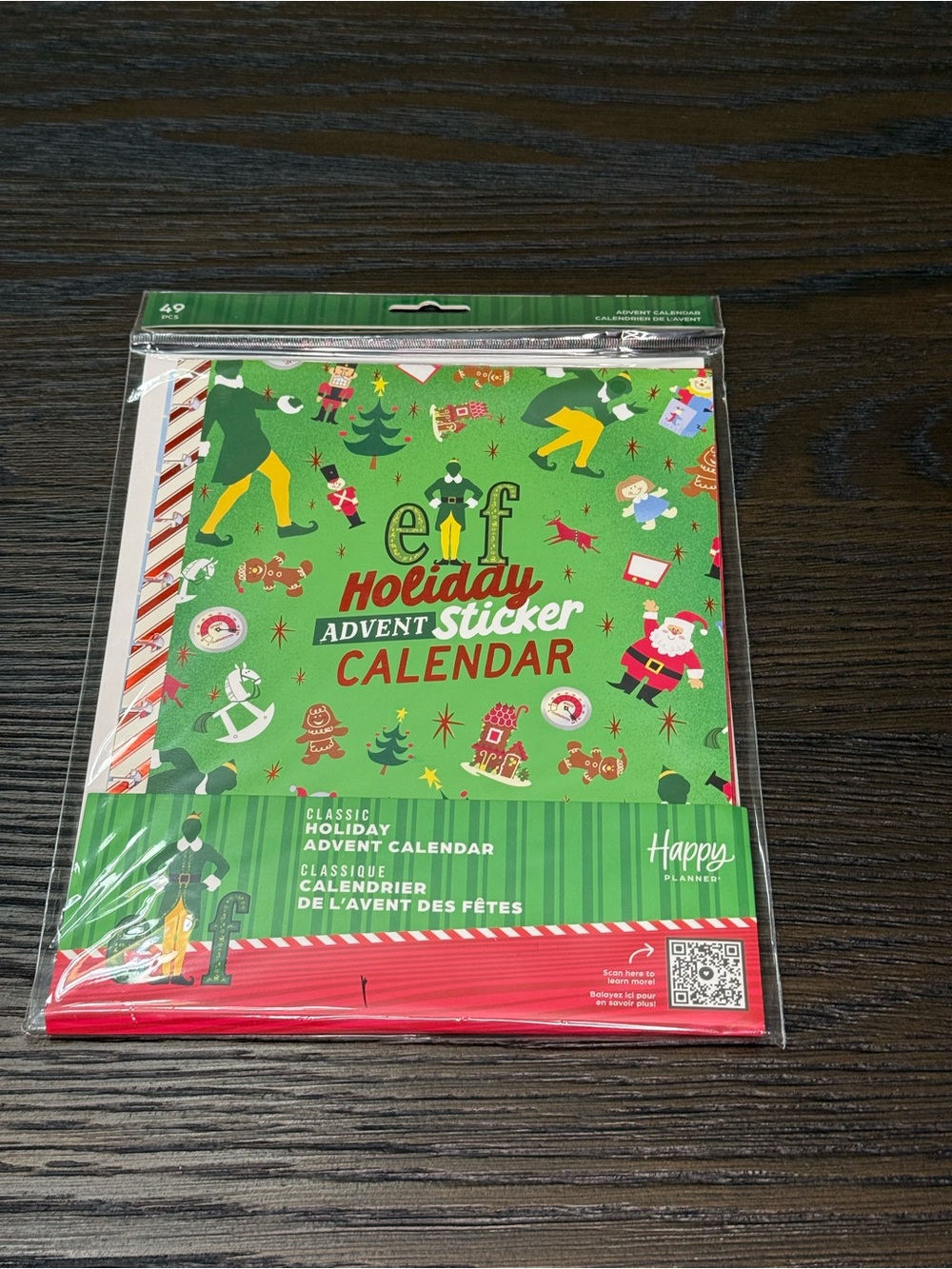 NEW Happy Planner Elf Classic Sticker Advent Calendar Sealed 49 Pc Christmas